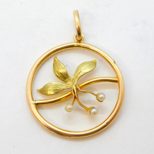 Edwardian 9ct yellow gold - edwardian, &