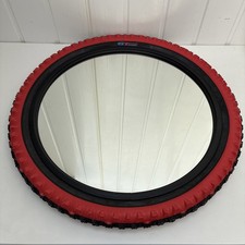 Vintage Ikea Bike Tire Mirror 20” RED GT Super 1999