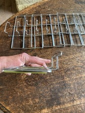 X 10 Chrome Slatwall Shoes/Bag Etc Retail Display In Excellent Condition