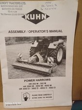 kuhn power harrows operators manual