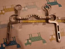 Military Horse Bit. Solid Nickel.  In Excellent Condition.