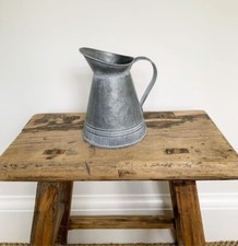 Grey metallic distressed