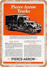 METAL SIGN - 1932 Pierce Arrow Refrigerated Van Vintage Ad