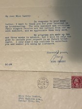 Bing Crosby Signed Autograph