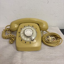 Vintage Retro Mustard Rotary