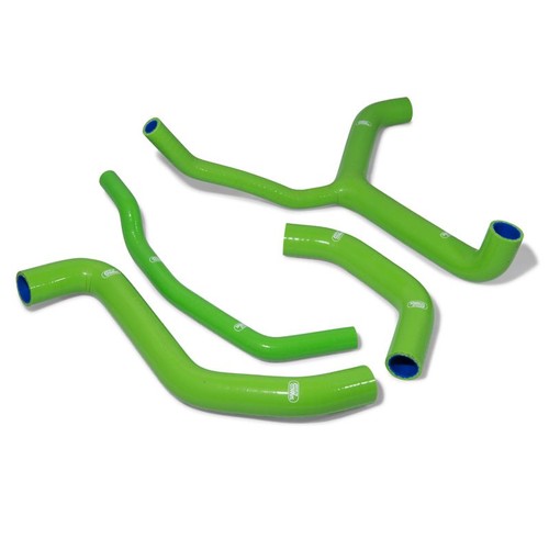 Green samco rad hoses fit - green,