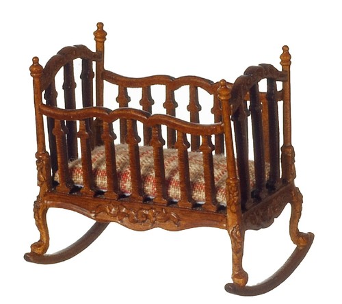 Dolls house victorian rocking - dolls,