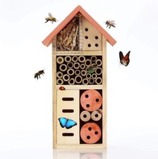 Buddy Wild Insect Bee House - 13x8.5x26cm - Eco-Friendly Bug Hotel for Bees But