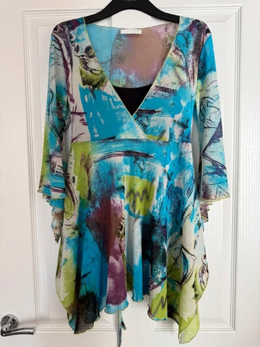 Colourful abstract print - colourful,