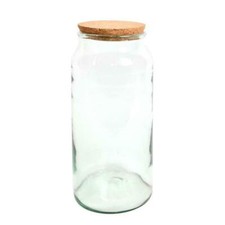 Recycled clear glass terrarium - glass,