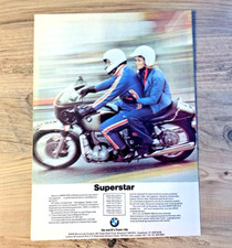 BMW R90 R75 R60 70s FRAMEABLE COLLECTIBLE ORIGINAL CLASSIC BIKE MOTORBIKE ADVERT