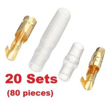Suzuki TS185ER - Brass Plated Bullet Connectors (x20 sets)