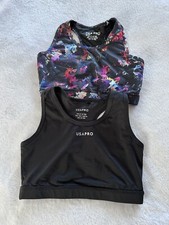 USA PRO Girls Sport Bra / Workout Top UK - 9-10 Years VGC-  2 Pieces