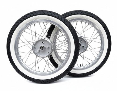 Simson complete wheel white - 2x,