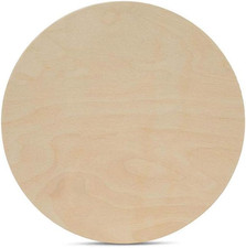Wood Plywood Circle Plaques 9