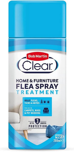 Clear flea spray - flea,