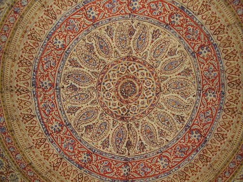 Kalamkari block print tapestry - kalamkari,