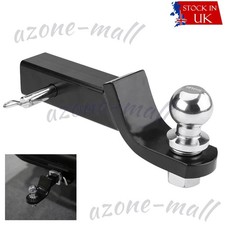 2" Inch Towbar Tongue Tow Bar Ball Mount Hitch Trailer for Car Caravan Boat 50mm