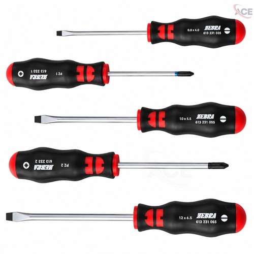 Wurth screwdriver set - flat, &