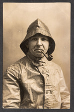 Postcard Fisherman wearing