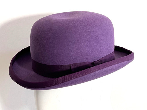 Purple bowler hat denton - bowler, by