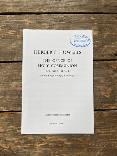 Herbert howells the office - the,
