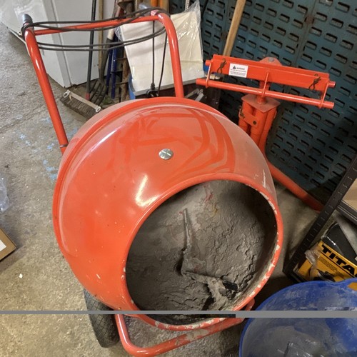 Electric cement mixer stand - cement,