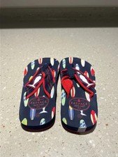 Fat face boys flip flops size