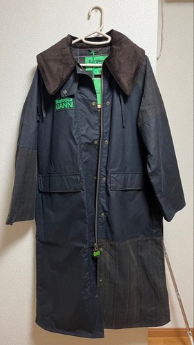 Barbour ganni trench hooded - ganni,