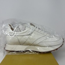 Rhude Croc Rhunner Shoes Mens Size 9 White Crocodile Pattern Leather Rare New