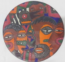 Soapstone plate besmo - plate, kenyan