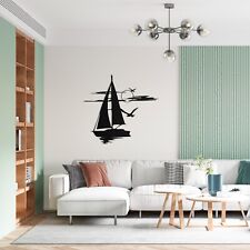 Sailing Boat Metal Wall Art
