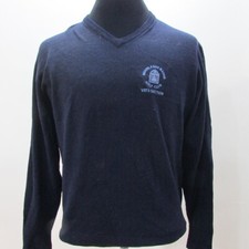 Glenbrae Men's 100% Wool Crew Neck Jumper Chest 45/46 Uk L Sku 6641