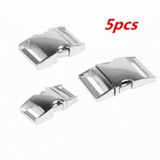 5pcs Silver Metal Buckle