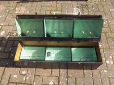 Vintage Show Bird cages and Carrier Box