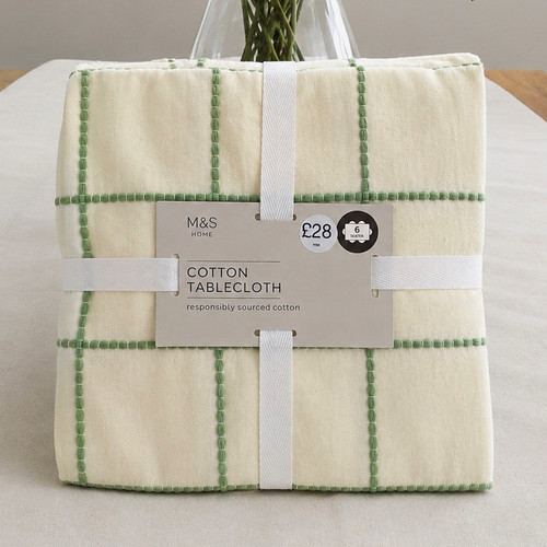 Home cotton tablecloth - cotton,