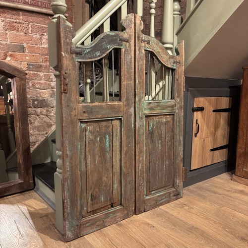 Pair vintage wooden - gates,