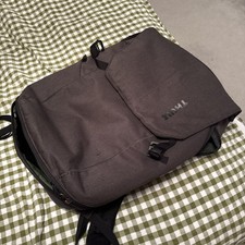 Thule Enroute Backpack Grey Exterior Green Interior  Multiple Compartments