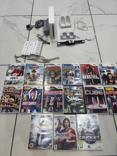 Nintendo wii white console - white,
