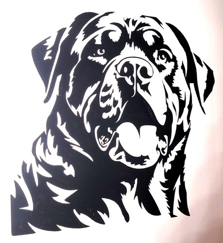 Rottweiler dog decal vinyl - 1x,
