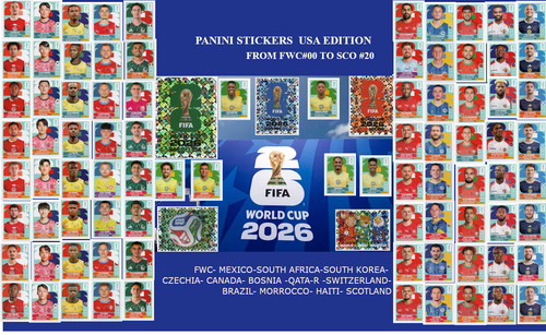 2026 stickers panini world - panini,