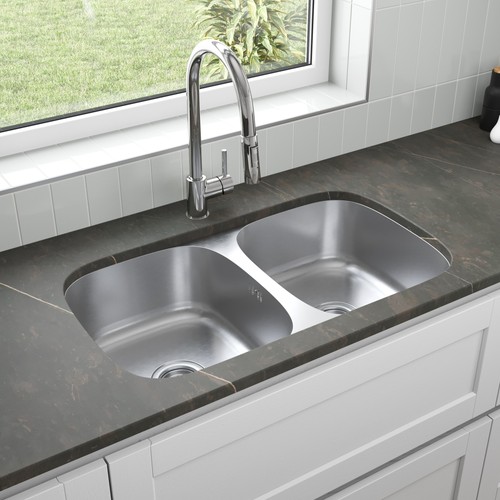 Kitchen sink double bowl - kitchen, 2