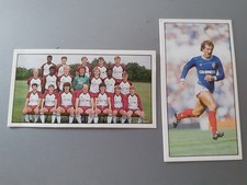 Barratt / Bassett Football Candy Sticks Cards 1990-91 #43 & #48