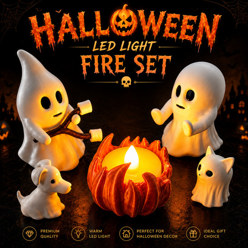 Halloween led light ghost - halloween,