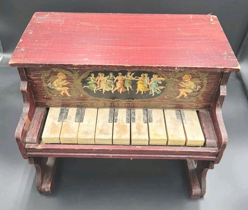 Antique schoenhut piano keys - 9,