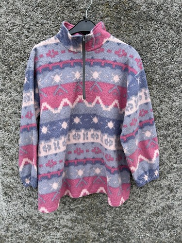 Vintage 90s fleece jumper - 90s,