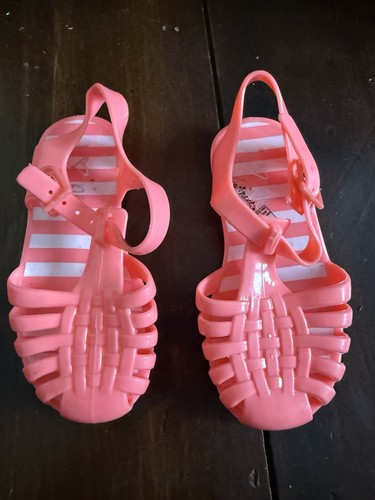 Next pink jelly sandals - pink, size