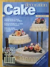 CAKE DECORATION - JUNE 1995 - WEDDING CAKE - ENGAGEMENT CAKE