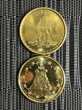 WALT DISNEY WORLD EEYORE POOH 2024 COLLECTION GOLD/BRONZE MEDALLION COIN