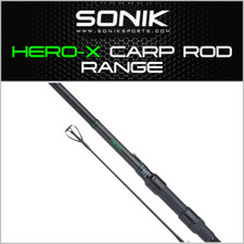SONIK HERO-X CARP ROD RANGE -
